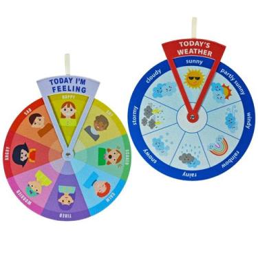Imagem de Learning Wheel HarvMax Feelings and Weather for Kids x2