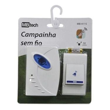 Imagem de Campainha a pilha Residencial Sem Fio até 100 m cod 01 TMD - MKB
