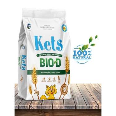 Imagem de Alfa Pet Areia Higiênica Kets Biodegradável para Gatos - 3 Kg