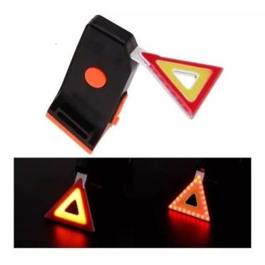 Imagem de Farol Bike Traseiro Bicicleta Led Usb Pisca Strobo Lanterna - Luatek