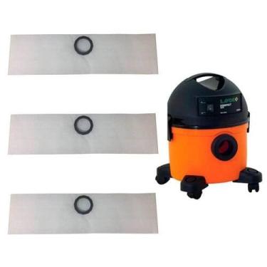 Imagem de SACO FILTRO DESCARTÁVEL PARA ASPIRADOR DE PÓ LAVOR AL10 AL11 AL12 Contém 3 unidades