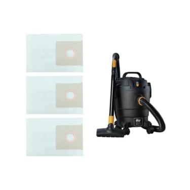 Imagem de Saco Descartável para Aspirador WAP, Kit com 3 Unidades, Compatível com GTW 10, GTW INOX 12, GTW10 MARÉ, BIOVAC 10, GTW INOX 20