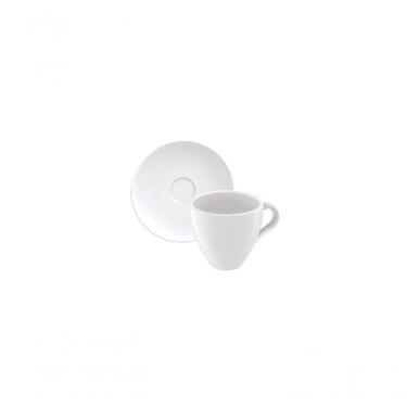 Imagem de Conjunto De Xícaras E Pires Tramontina Paola Em Porcelana 95ml 2 Peças