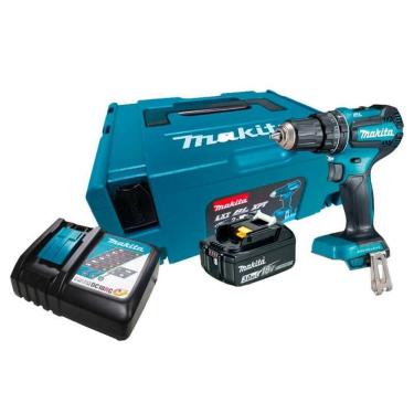 Imagem de Parafusadeira 18V Bat 3Ah Carreg E Mak-Pac Makita Dhp485Rf1J