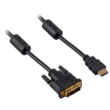 Imagem de Cabo HDMI P/ DVI-D Fortrek, Com Filtro, 1.8 Metros, Preto - HMD201