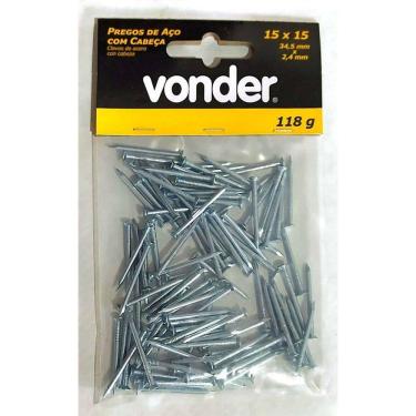 Imagem de Prego De Aço 15X15 Com Cabeça Zincado - Vonder