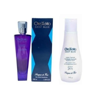 Imagem de Kit Colônia + Hidratante Ototemo Deep Blue Lacqua di Fiori