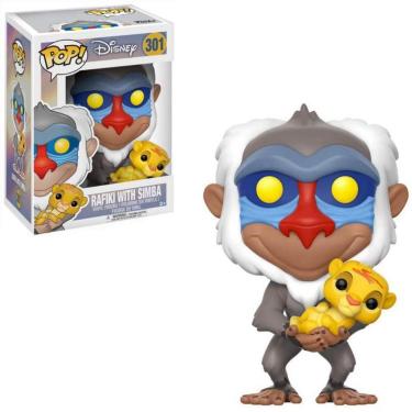 Imagem de Funko Pop Disney The Lion King 301 Rafiki w/ Simba Rei Leão