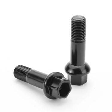 Imagem de BINB ROAD Parafuso de roda 0009907607 9907607 14 mm x 1,5 compatível com Mercedes Benz G63 GLC350 GLS450 ML350 GL450, 20 peças