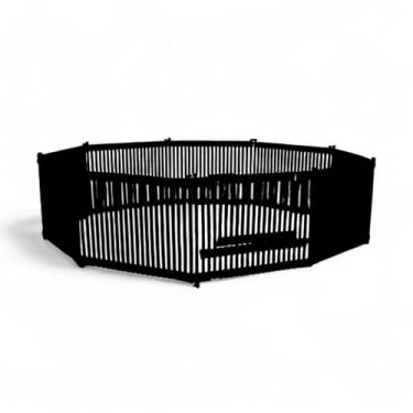 Imagem de RESOLVE KIDS Cercadinho Multiuso com Portão para Crianças e Pet | 5/7/9 lados | Altura 60 ou 80 cm | Cores Preto ou Branco (Preto | 80cm Altura, 8 lados)
