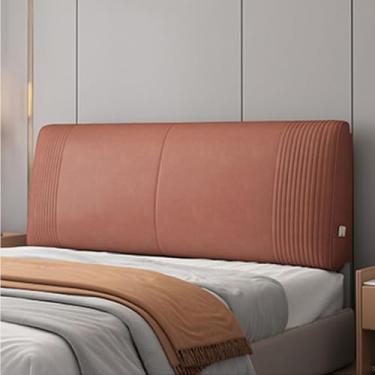Imagem de Capas De Cabeceira 120cm 150cm 160 Cm 180cm 200cm,cama De Almofada De Leitura,capa De Cabeceira Acolchoada Espessada,capa De Cabeceira Para Cama De Solteiro/casal/kin, Orange Red, 160 * 60 * 6cm