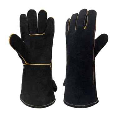 Imagem de AFXGUSD Luvas de churrasco, proteção de braço, luvas resistentes ao calor, manga longa para assar, cozinhar, 14inch