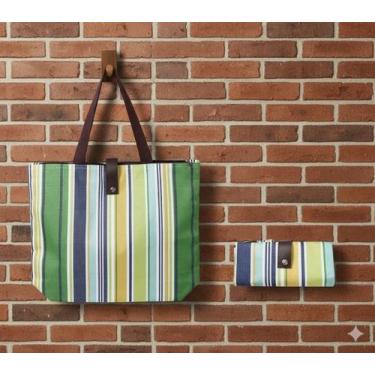 Imagem de Bolsa Dobrável Floral Para Viagem Praia Academia Grande Leve Resistent