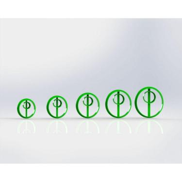 Imagem de Cortador Polymer Clay (Mod 47) Tamanho 4,5 Cm