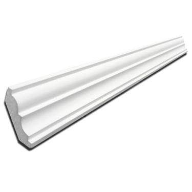 Imagem de Kit ZD08 Moldura Roda Teto em EPS Anti Chamas Com Acabamento Acetinado Premium