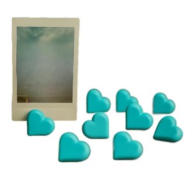 Imagem de Suporte para Fotos e Decoração, Porta-retrato para Casamento e Dia- Base de Apoio para Cartões e Lembranças como Presente(10,Azul Celeste)