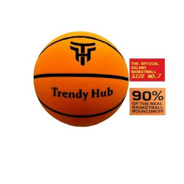 Imagem de Quiet Dribbling Indoor Silent Basketball – Size 7 Grooved Airless Foam Basketball, Noise-Free Bounce, Real Grip for Indoor Dribble at Home – High Bounce Soft Ball safe for Young Kids & Adults