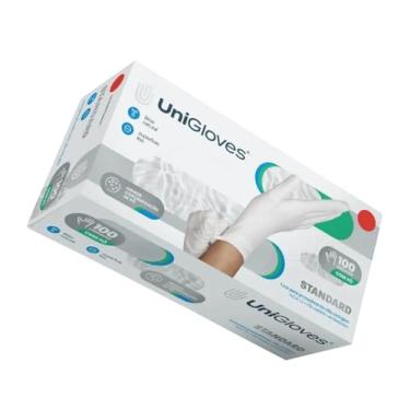 Imagem de Luva De Procedimento Branca Látex P com Pó 100 Unidades - Unigloves