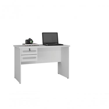 Imagem de Escrivaninha Mesa Para Computador Byte 2 Gavetas Com Chave Valdemoveis