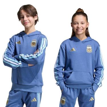 Imagem de Moletom com capuz infantil Argentina DNA Adidas-Unissex