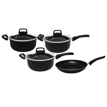 Imagem de Jogo De Panelas Antiaderentes Starflon 4 Peças Premium