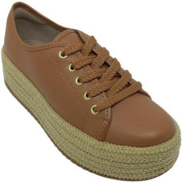 Imagem de Tênis Beira Rio Feminino com Sola Trançada 5cm-Feminino