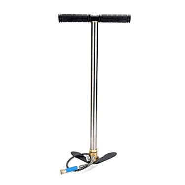 Imagem de Bomba de alta pressão de aço inoxidável para tanque de mergulho 30MPA 4500psi 40MPA 6000psi manual de três estágios para mergulho