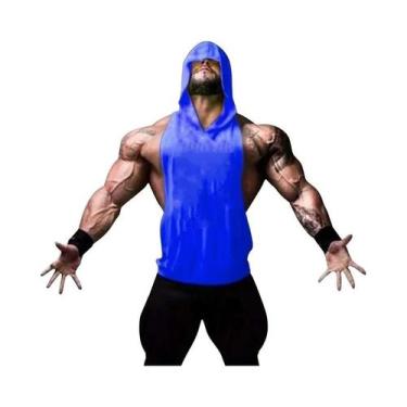 Imagem de Camiseta Regata Masculina De Algodão Com Estampa De Caveira, Sem Manga