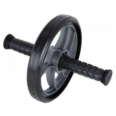 Imagem de Roda Para Exercícios Abdominais Acte T14-N - Acte Sports, Cinza e Pret