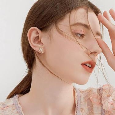 Imagem de Brinco feminino, pulseira de ouro de camada delicada empilhável para mulheres, joias da moda | Presente de festa, banhado a ouro 14K, standard, Latão, Sem pedra preciosa