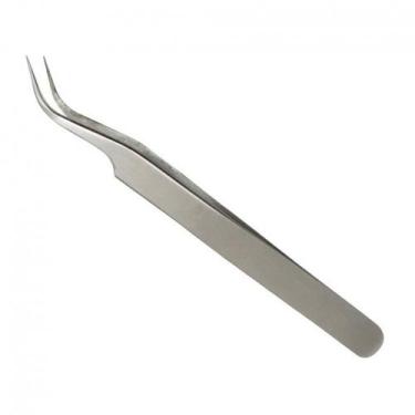 Imagem de Pinça para Extensão de Cilios Ponta Curvada Inox Viva Estética
