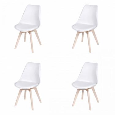 Imagem de Kit 4 Cadeiras Joly Branco