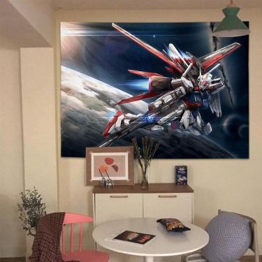Imagem de Tapeçaria Gundamss Wall Room Aesthetic 150x130cm, microtecido
