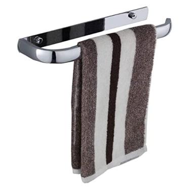 Imagem de 3FLQOOPP Toalheiro toalheiro moderno simplicidade latão cromado toalha, montado na parede, toalheiro de cozinha, banheiro, design de braço aberto, barra de toalha única, suporte de toalha de banheiro