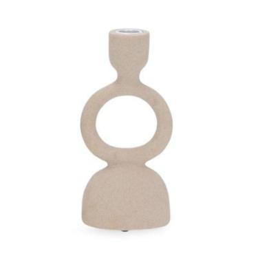 Imagem de Castiçal Em Poliresina 21X10X6,5Cm 19424-P Mart