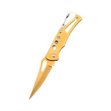 Imagem de Canivete Portátil Dobrável Para Chaveiro, Mini Faca Tática Para Sobrev