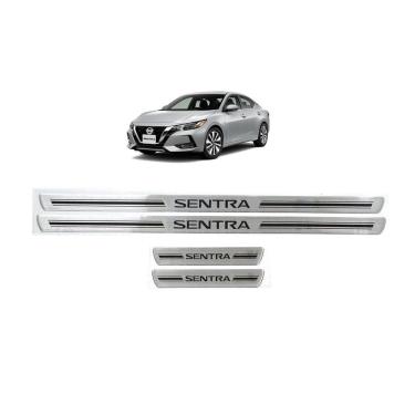 Imagem de Adesivo Para Soleira Prata Resinado Sentra Todos Os Anos