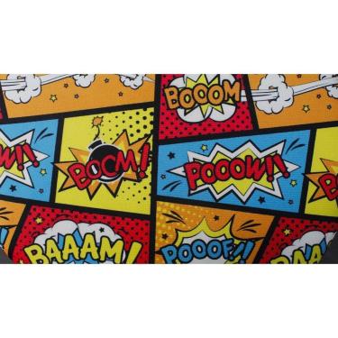 Imagem de Puff Cama Inbox Boom Redondo Com Pés Em Madeira Maciça Tecido Suede