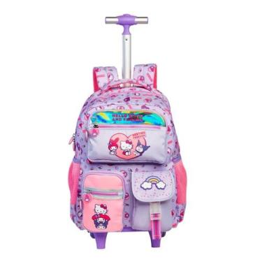 Imagem de Mochila Rodinhas E Costas Hello Kitty My Melody Xeryus 17