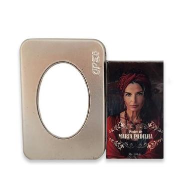 Imagem de Kit Proteção Tarô Maria Padilha Completa e Porta Tarô Metal - flash