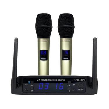 Imagem de Microfone De Mão Leson Ls916 Base Multicanais Profissional