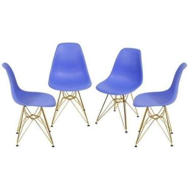 Imagem de Kit 4 Cadeiras Dkr Or Design