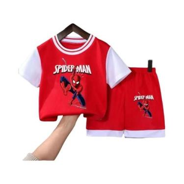 Imagem de Conjunto De Colete E Shorts Respirável Para Meninos Marvel, Verão, Ani