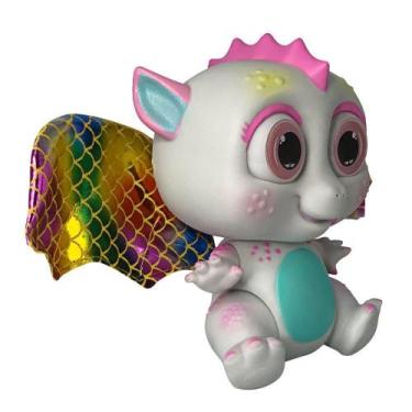 Imagem de Bebê Dragão Voador Com Asas - Branco - Anjo Brinquedos