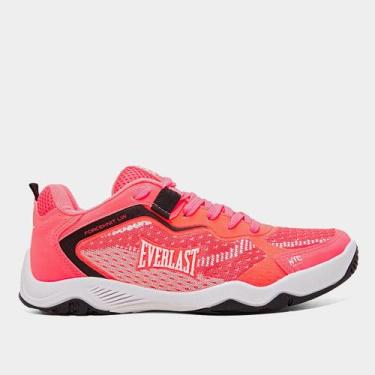 Imagem de Tênis Everlast Forceknit LW Feminino, Rosa, Preto, 37