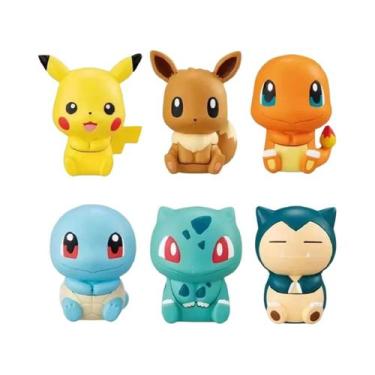Imagem de Conjunto De 8 Figuras De Ação Do Pokémon Pikachu Para Crianças, Brinqu