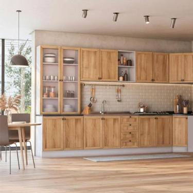 Imagem de Armário Cozinha Completo Ditália Berlim 10 Pçs CV/BR B8