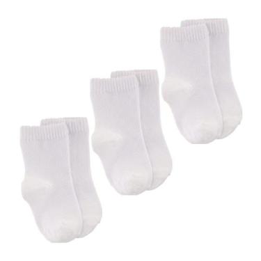 Imagem de Kit 3 Pares de Meias Bebê Lupo Baby 02000-989, Sortida, 16/19