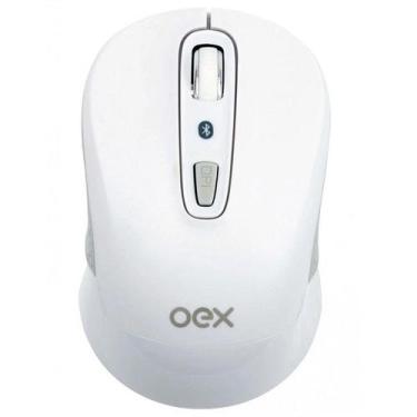 Imagem de Mouse Bluetooth 1600 DPI OEX Motion MS406 Branco