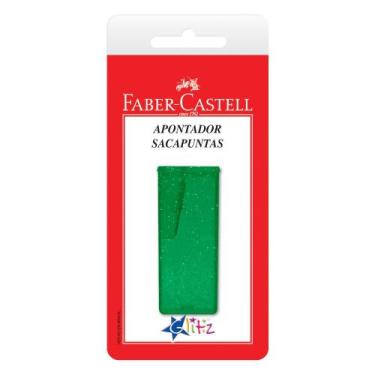 Imagem de Apontador com Depósito Glitz Verde 1 - Faber-Castell
